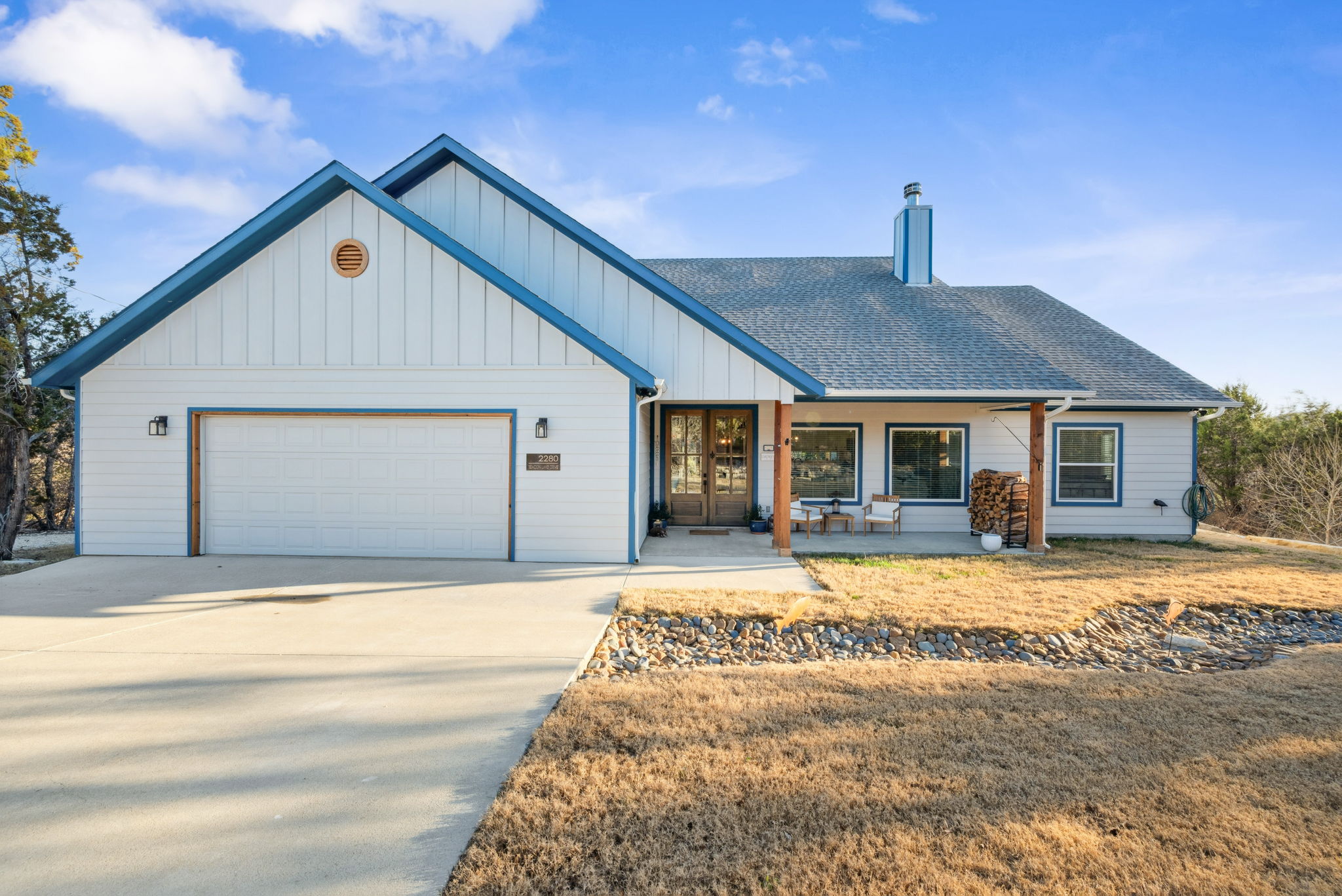 Front Elevation Shot in Bluff Dale Mountain Lakes